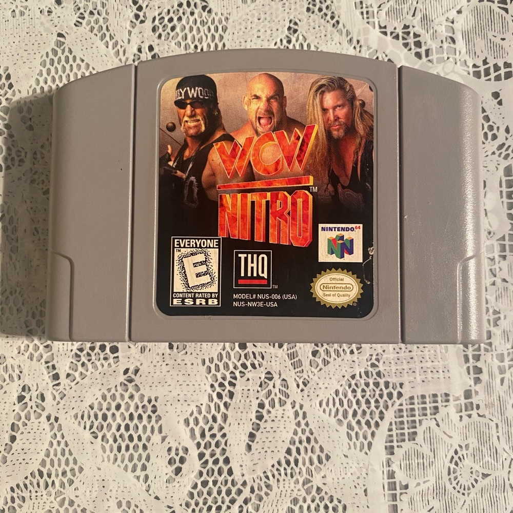 WCW Nitro - Nintendo N64 - GAME CARTRIDGE (Working)